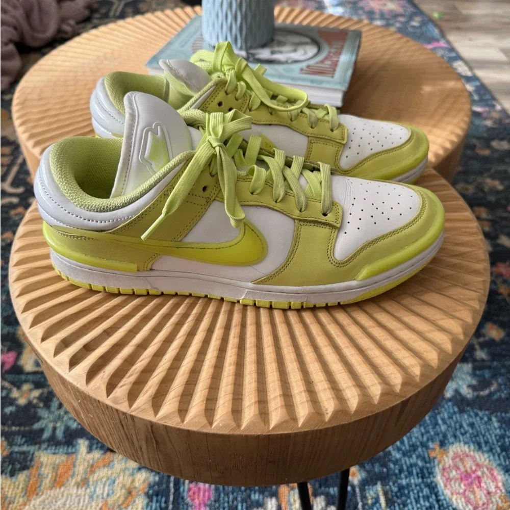 Nike Women's Dunk Low Twist Shoes - Light Lemon Twist size 11 Fun